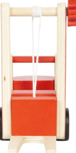 Gaffeltruck Legetøj I Træ - Inkl. Palle - Rød - Small Foot