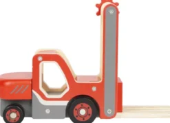 Gaffeltruck Legetøj I Træ - Inkl. Palle - Rød - Small Foot