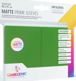Gamegenic - Matte Prime Sleeves Green - Ggs10031Ml