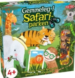 Gemmeleg I Safariparken - Brætspil Til Børn