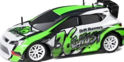 Ghost - Rc Fjernstyret Rallybil - 1:10 - 2,4 Ghz - Grøn