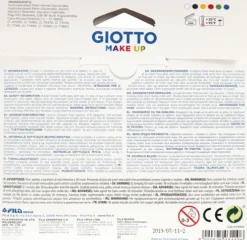Giotto Make Up - Sminkeblyanter Til Ansigt Og Krop - 6 Farver