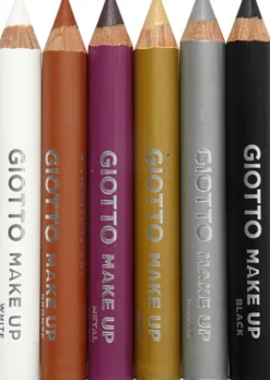 Giotto Make Up - Sminkeblyanter Til Ansigt Og Krop - 6 Farver