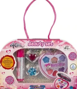 4-Girlz - Lege Makeup Taske Sæt Til Børn - Vn 63226