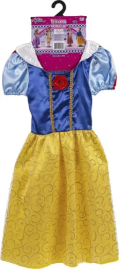 4-Girlz - Snehvide Prinsessekjole Til Børn 4-7 År - Vn 42489