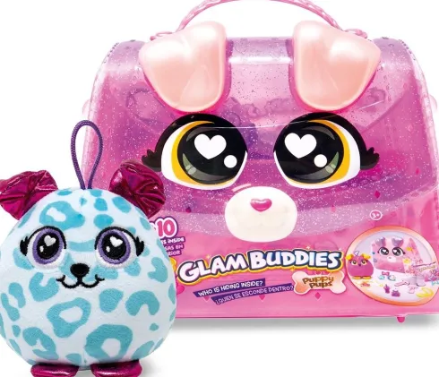 Glam Buddies - Puppy Pups Purse Series 2 Bamse - Assorteret