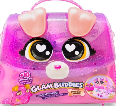 Glam Buddies - Puppy Pups Purse Series 2 Bamse - Assorteret