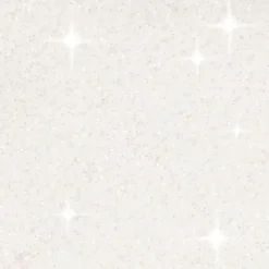 Glitter Foam Clay - Hvid - Modellervoks - 35 G