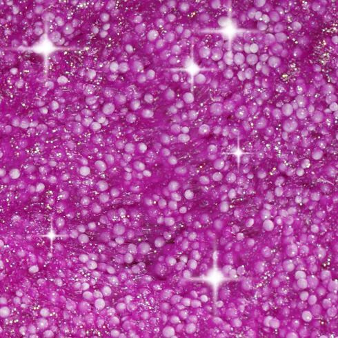 Glitter Foam Clay - Lilla - Modellervoks - 35 G