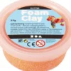 Glitter Foam Clay - Orange - Modellervoks - 35 G