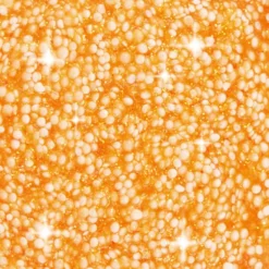 Glitter Foam Clay - Orange - Modellervoks - 35 G