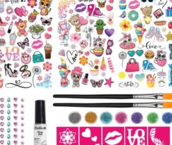 Glitter Tattoo Sæt Til Børn - Besties