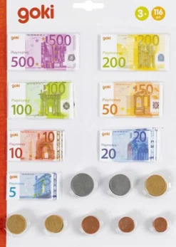 Goki - Legepenge - 116 Sedler Og Mønter
