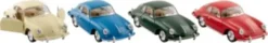 Goki - Porsche 356 B Carrera 2 - Pullback Legetøjsbil - Assorteret