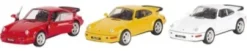 Goki - Porsche 964 Turbo - Pullback Legetøjsbil - Assorteret