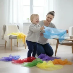 Goki - Sansetørklæder - Assorterede Farver - 6 Stk