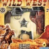 Gonher - Wild West Metal Pistol Sæt - 8 Skuds - Legetøj