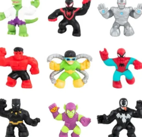Goo Jit Zu - Marvel Minis S6 - Strækbar Figur - Assorteret