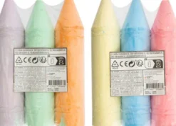 Grafix - Jumbo Gadekridt - Chalk Xl - 3 Stk