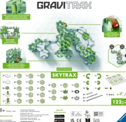 Gravitrax 25959 - Skytrax Action-Set Kuglebane - 122 Dele