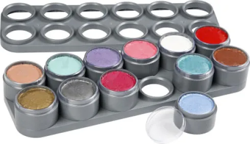 Grimas Ansigtsmaling - Sminke Palette Med 12 Farver - 12X15 ML