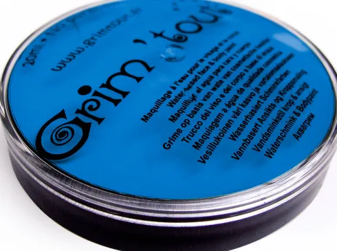 Grim Tout - Blå Krop- Og Ansigtsmaling Til Børn - 20 ML