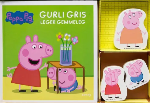 Gurli Gris - Bog Med Træfigurere - Gemmeleg