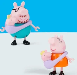 Gurli Gris - Family Of Five - 5 Figurer - Peppa Pig - Hasbro G0506