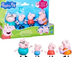 Gurli Gris - Family Of Five - 5 Figurer - Peppa Pig - Hasbro G0506