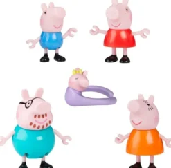 Gurli Gris - Family Of Five - 5 Figurer - Peppa Pig - Hasbro G0506