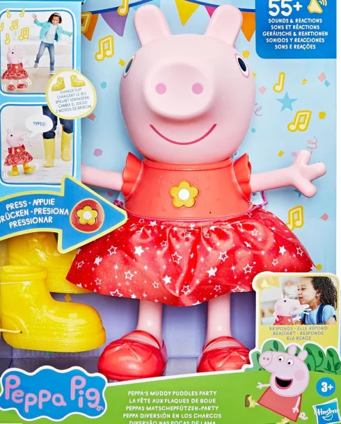 Gurli Gris - Muddy Puddles Party Figur - Peppa Pig - Hasbro F8873