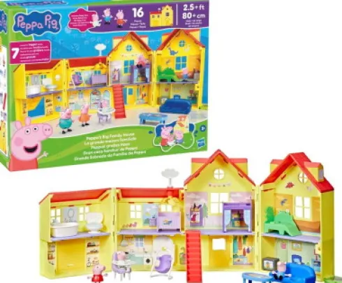 Gurli Gris - Peppa's Big Family House - Dukkehus - Hasbro G0508