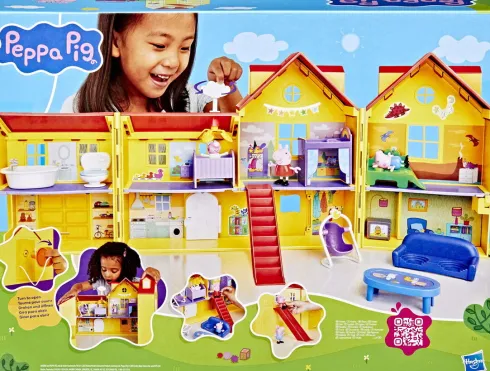 Gurli Gris - Peppa's Big Family House - Dukkehus - Hasbro G0508