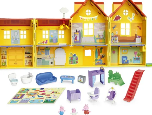 Gurli Gris - Peppa's Big Family House - Dukkehus - Hasbro G0508