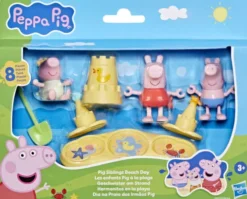 Gurli Gris - Pig Siblings Beach Day - Peppa Pig - Hasbro G2833