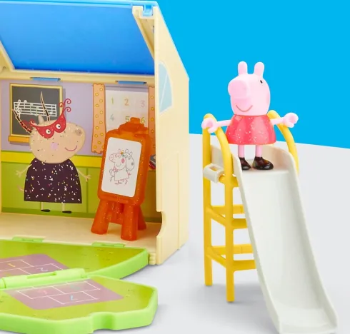 Gurli Gris - Pop-Open Legegruppe - Figur Legesæt