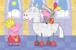 Gurli Gris Puslespil I Træ Til Børn - Prinsesse Kuffert