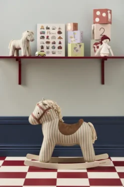 Gyngehest Sam - Blå Med Striber - Aiden - Kids Concept
