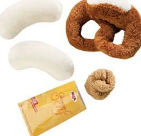 Haba - Pretzel Og Pølse - Legemad I Stof
