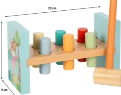 Hammerbræt Legetøj I Træ - Junglevenner - Small Foot
