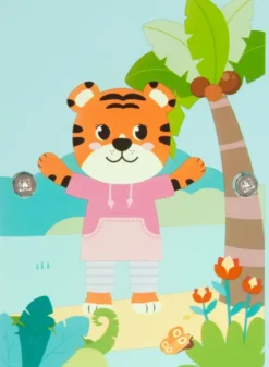 Hammerbræt Legetøj I Træ - Junglevenner - Small Foot