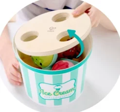 Hape - Creamy Dreamy Ice Cream Corner - Isbøtte Legesæt