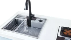 Hape - Deluxe Kitchen With Running Water - Legekøkken