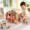 Hape - Happy Farm Playset - Bondegård