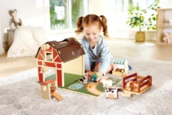 Hape - Happy Farm Playset - Bondegård