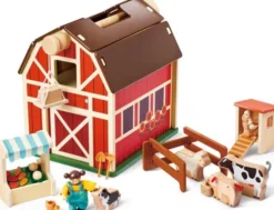 Hape - Happy Farm Playset - Bondegård