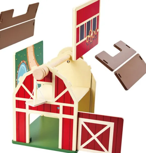 Hape - Happy Farm Playset - Bondegård