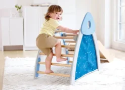 Hape - 4-In-1 Climb & Slide Gym Set - Klatrestativ Til Børn