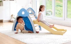 Hape - 4-In-1 Climb & Slide Gym Set - Klatrestativ Til Børn