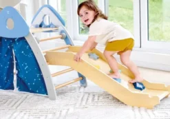 Hape - 4-In-1 Climb & Slide Gym Set - Klatrestativ Til Børn